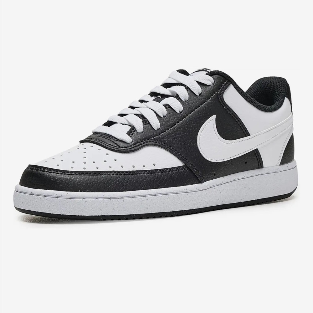 Nike Classic Black and White Court Vision Low Next Nature